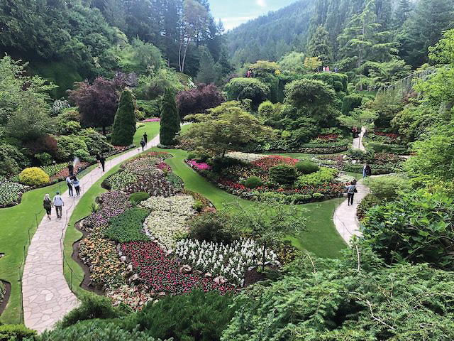 Castle Pines Garden Club in The Butchart Gardens.