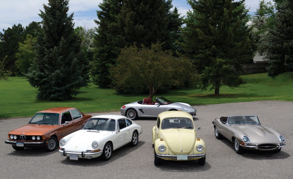 Bob Ottewill's car collection