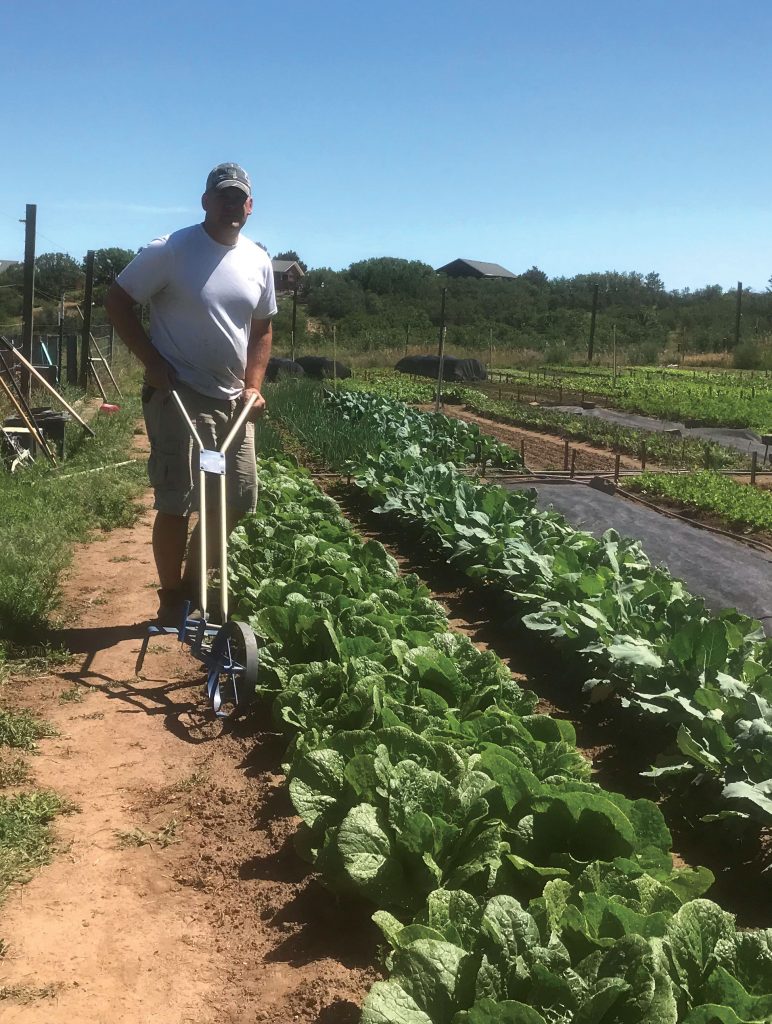 Cale Sprister is the founder of Sandy's Way Microfarm.