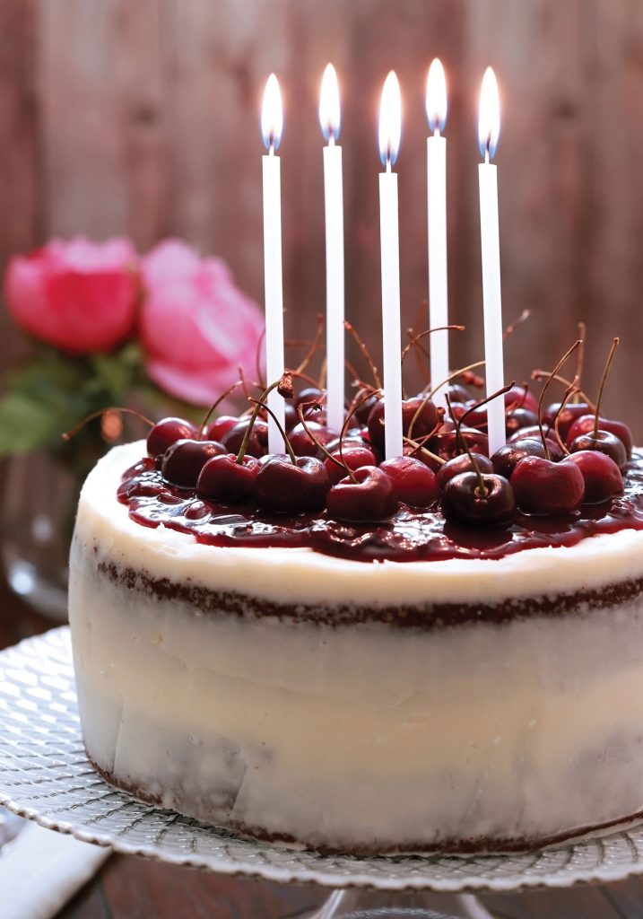 Creative Culinary chocolate cherry cake 