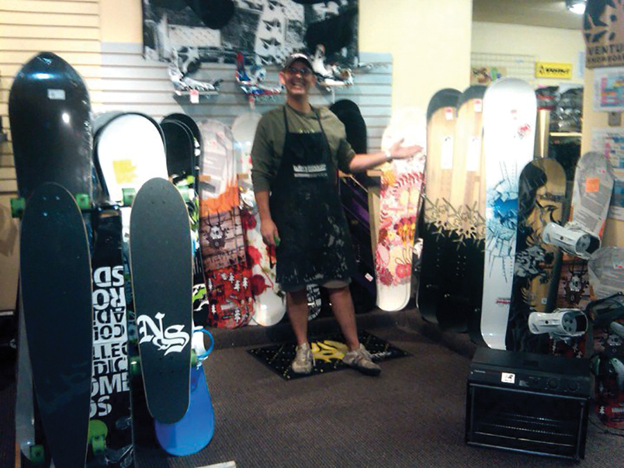 Eskimo Ski and Board Shop snowboards