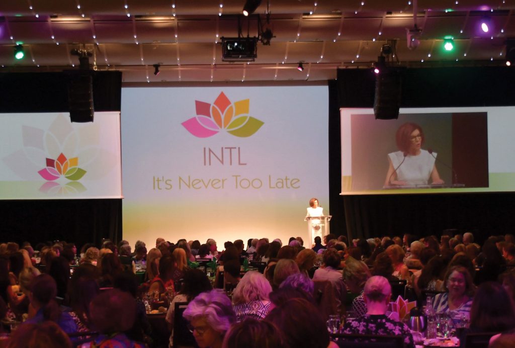 Lisa Cook speaking at Lotus Network event