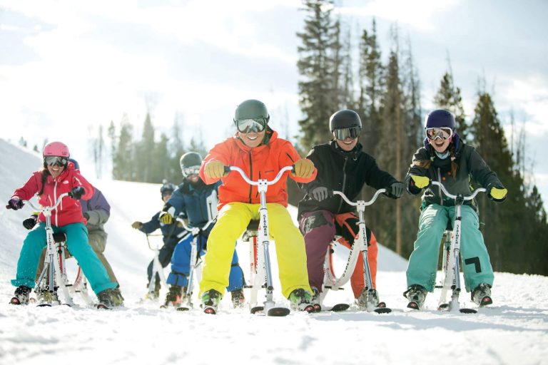 Ski biking in Vail