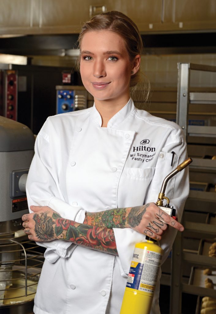 Mj Szymanski, executive pastry chef at Hilton Denver Inverness