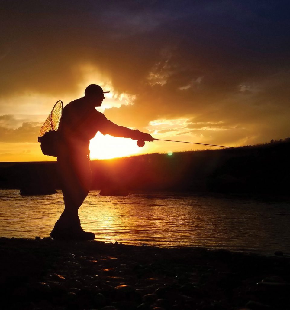 Jonathan Messinger fly-fishing