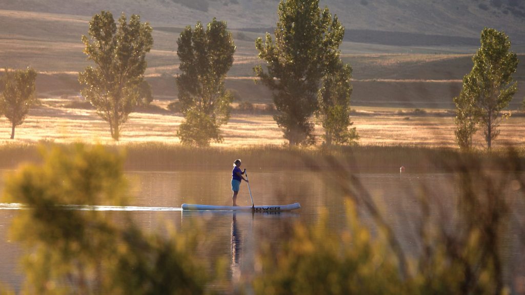 Paddleboarding Chatfield State Park